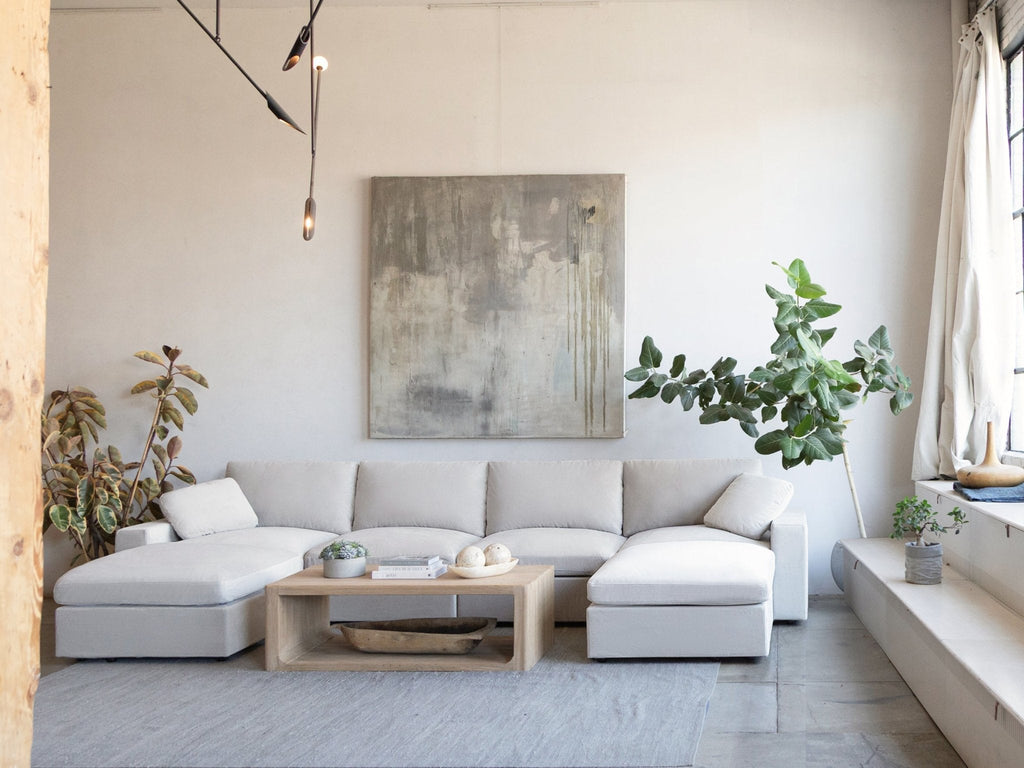 4-Seat Modular Lounger Sofa