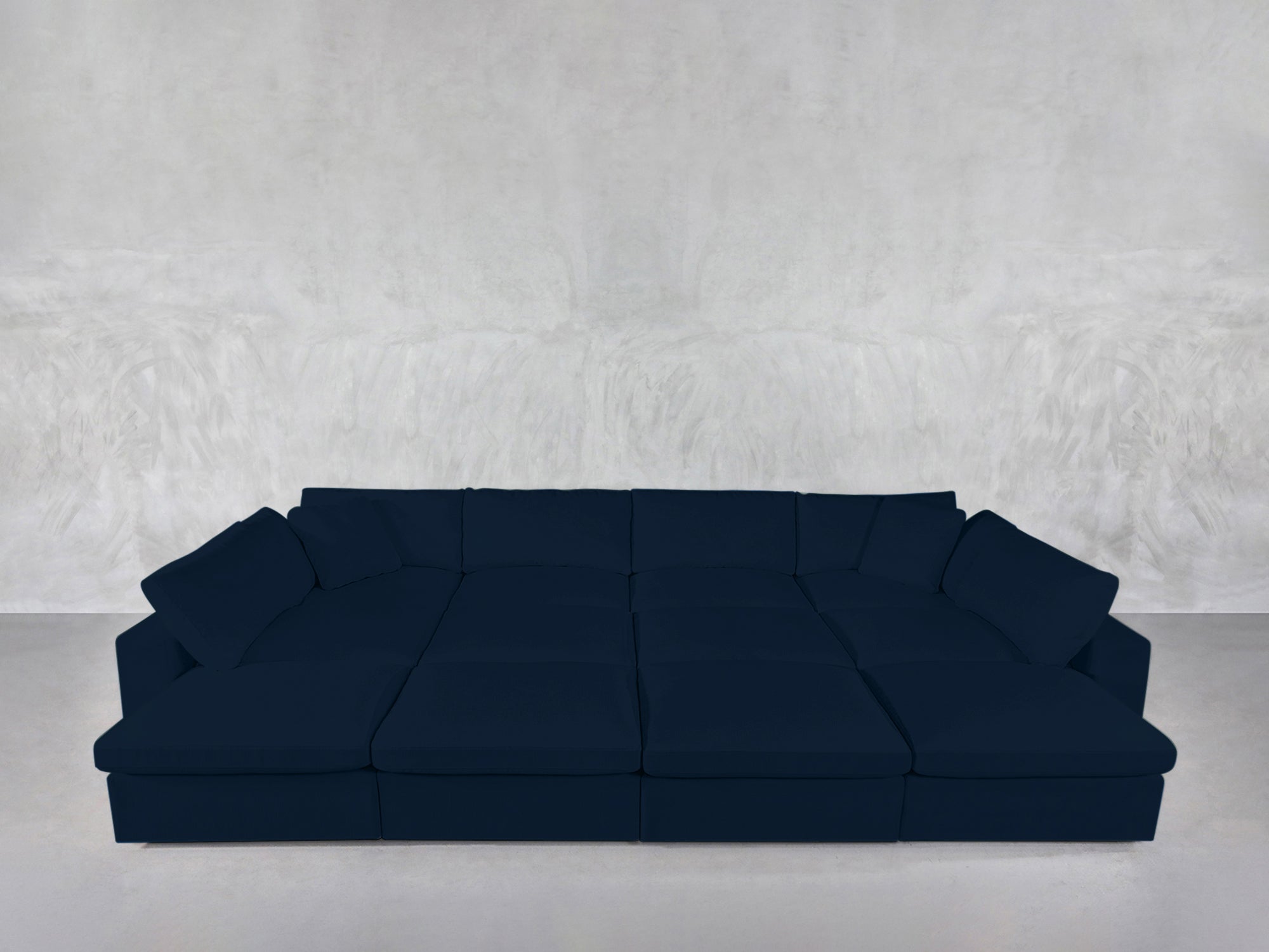 12-Seat Deep Modular Daybed