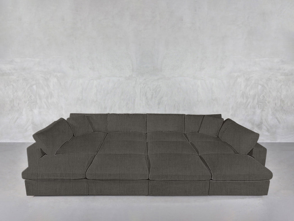 12-Seat Deep Modular Daybed