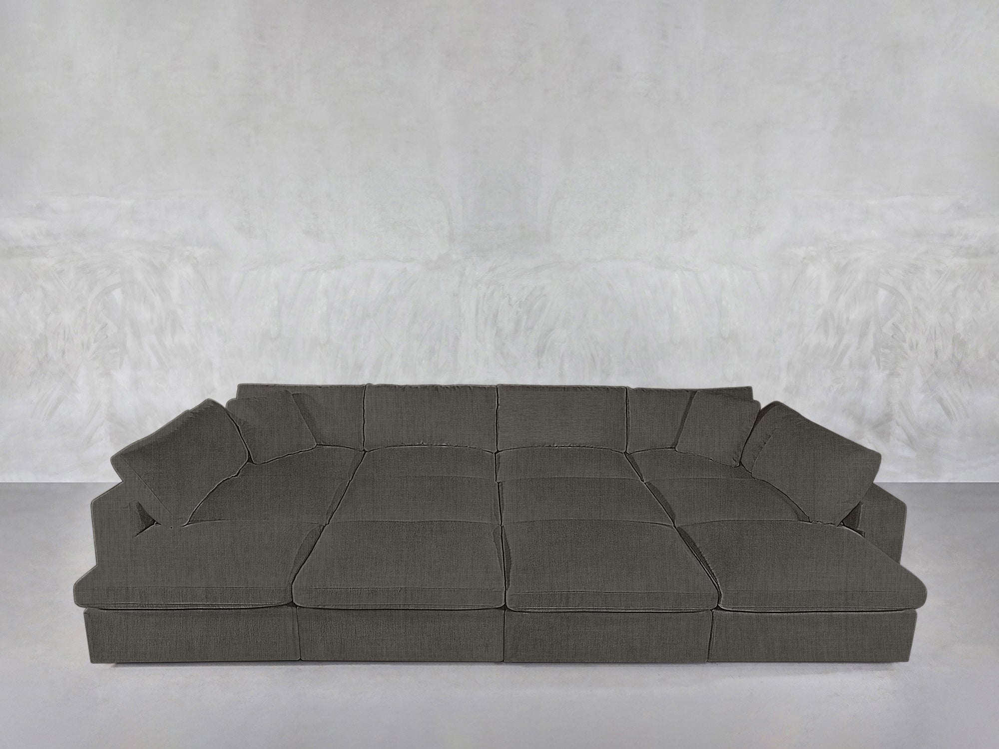 12-Seat Deep Modular Daybed