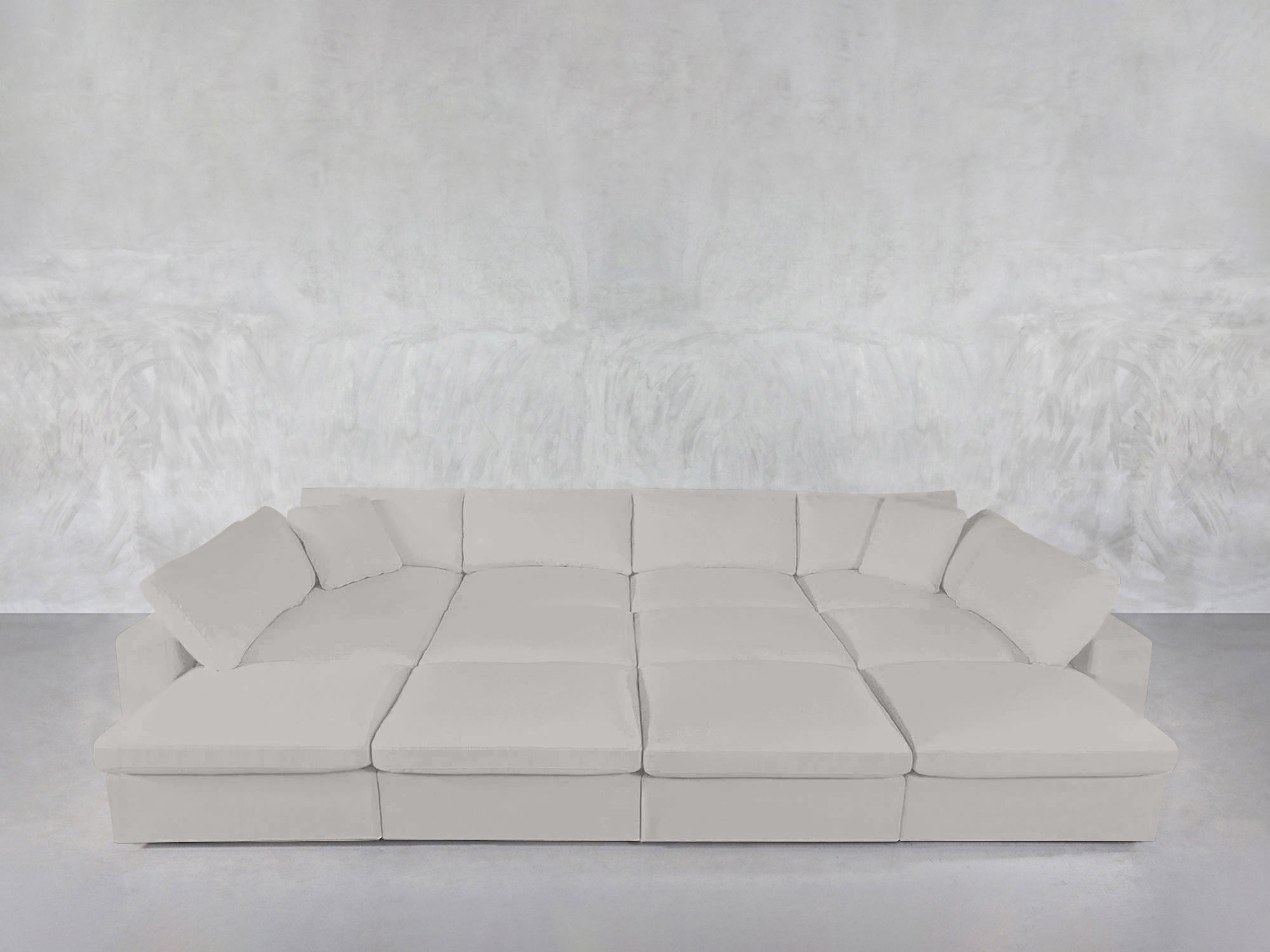 12-Seat Deep Modular Daybed