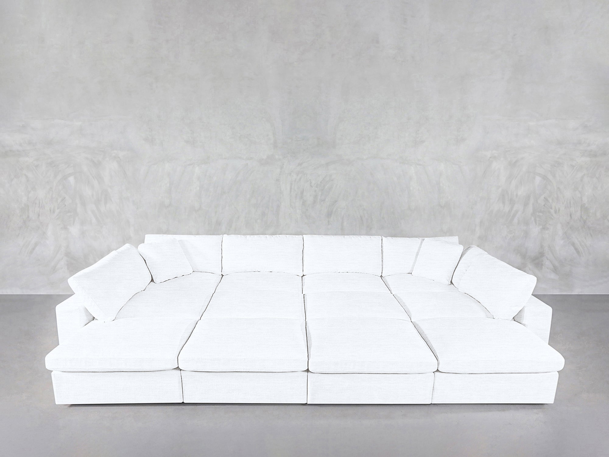 12-Seat Deep Modular Daybed