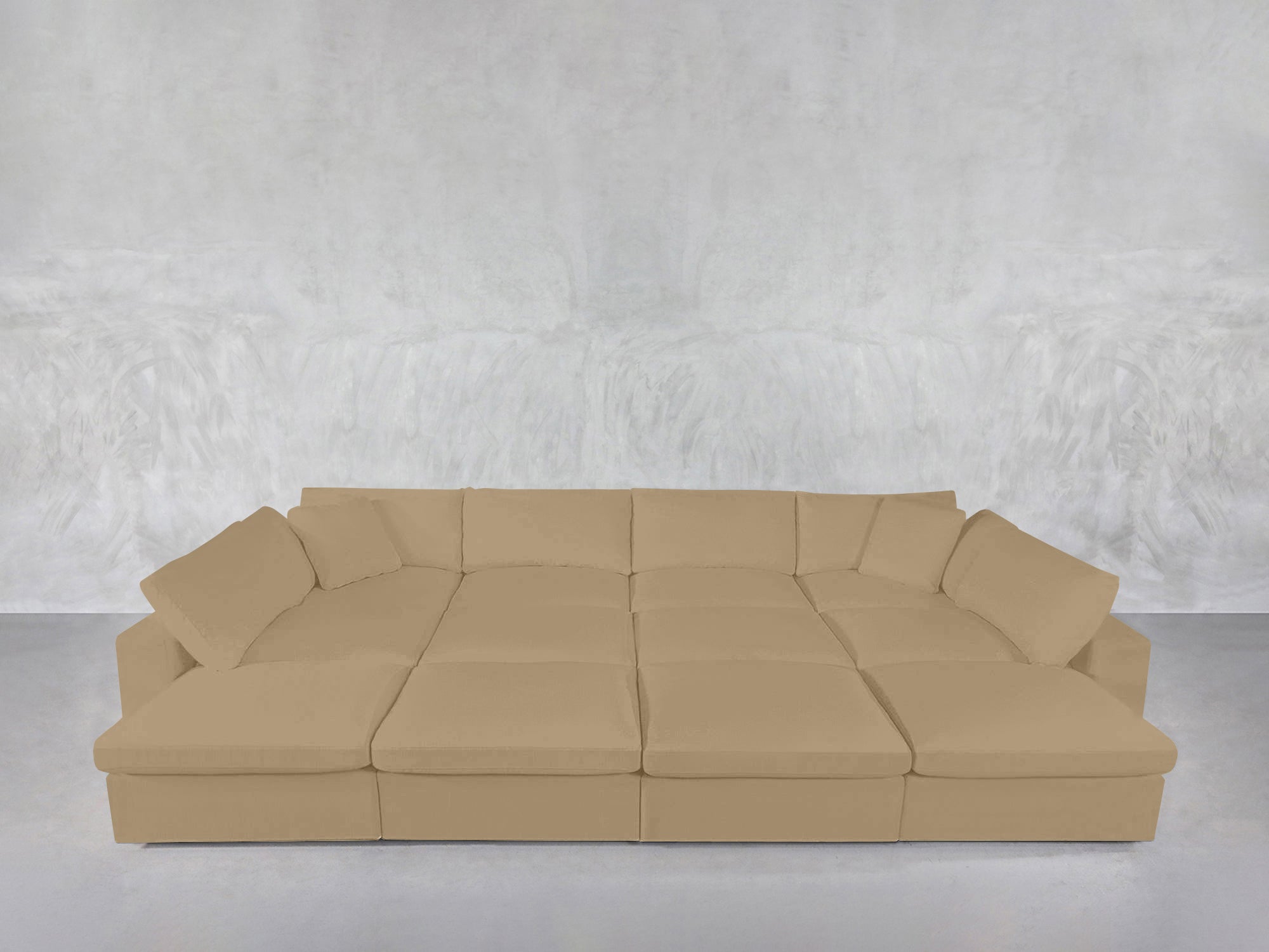 12-Seat Deep Modular Daybed