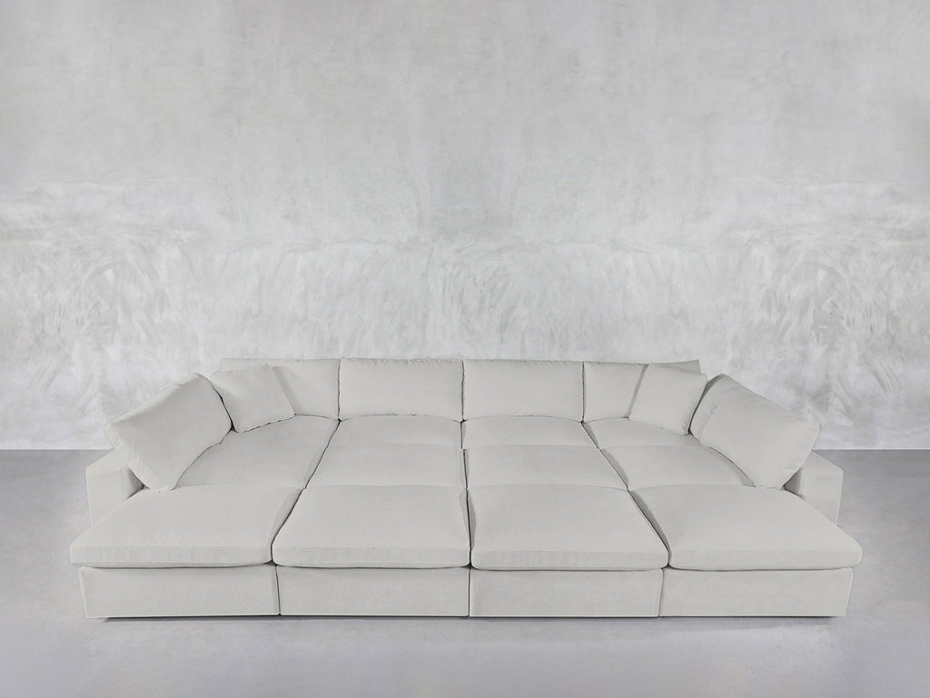 12-Seat Deep Modular Daybed