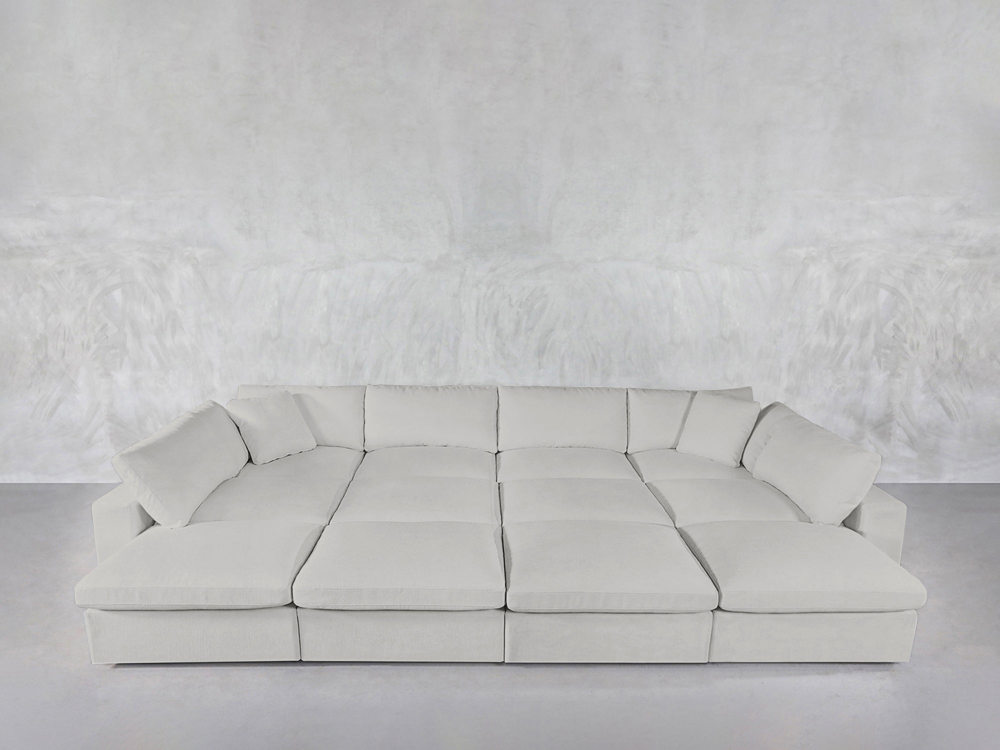 12-Seat Deep Modular Daybed