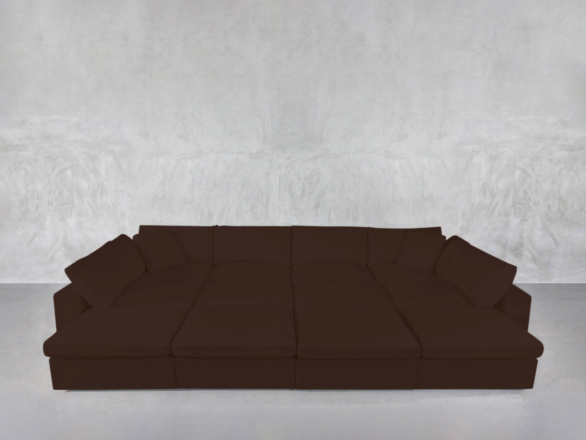 12-Seat Deep Modular Daybed