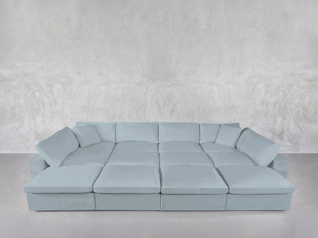 12-Seat Deep Modular Daybed