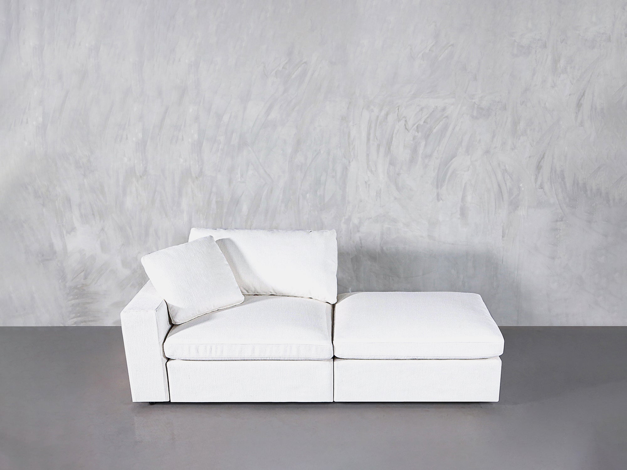 2-Seat Modular Lounger Loveseat