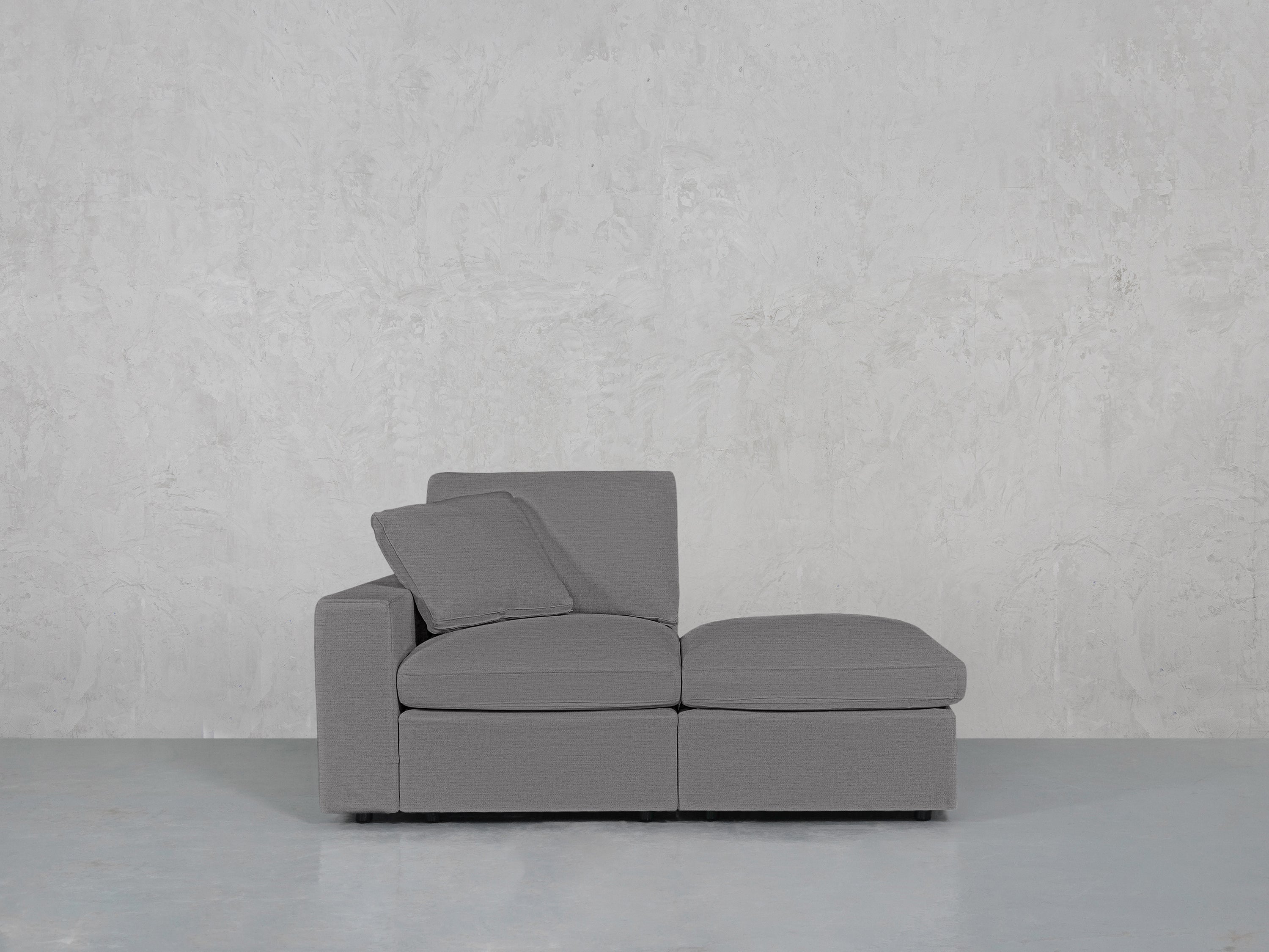 2-Seat Modular Lounger Loveseat