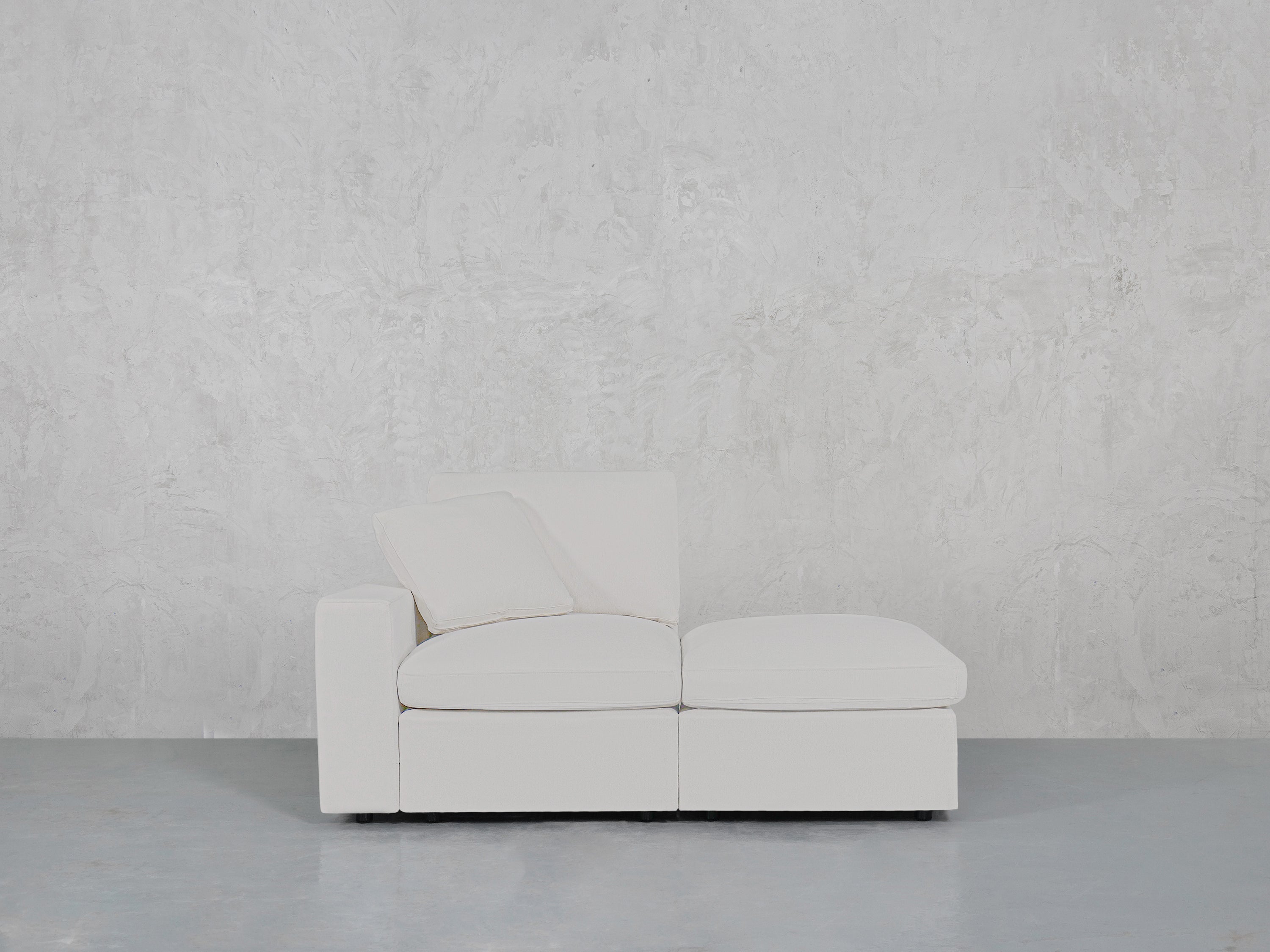 2-Seat Modular Lounger Loveseat