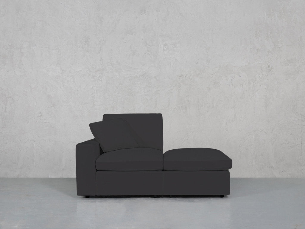 2-Seat Modular Lounger Loveseat