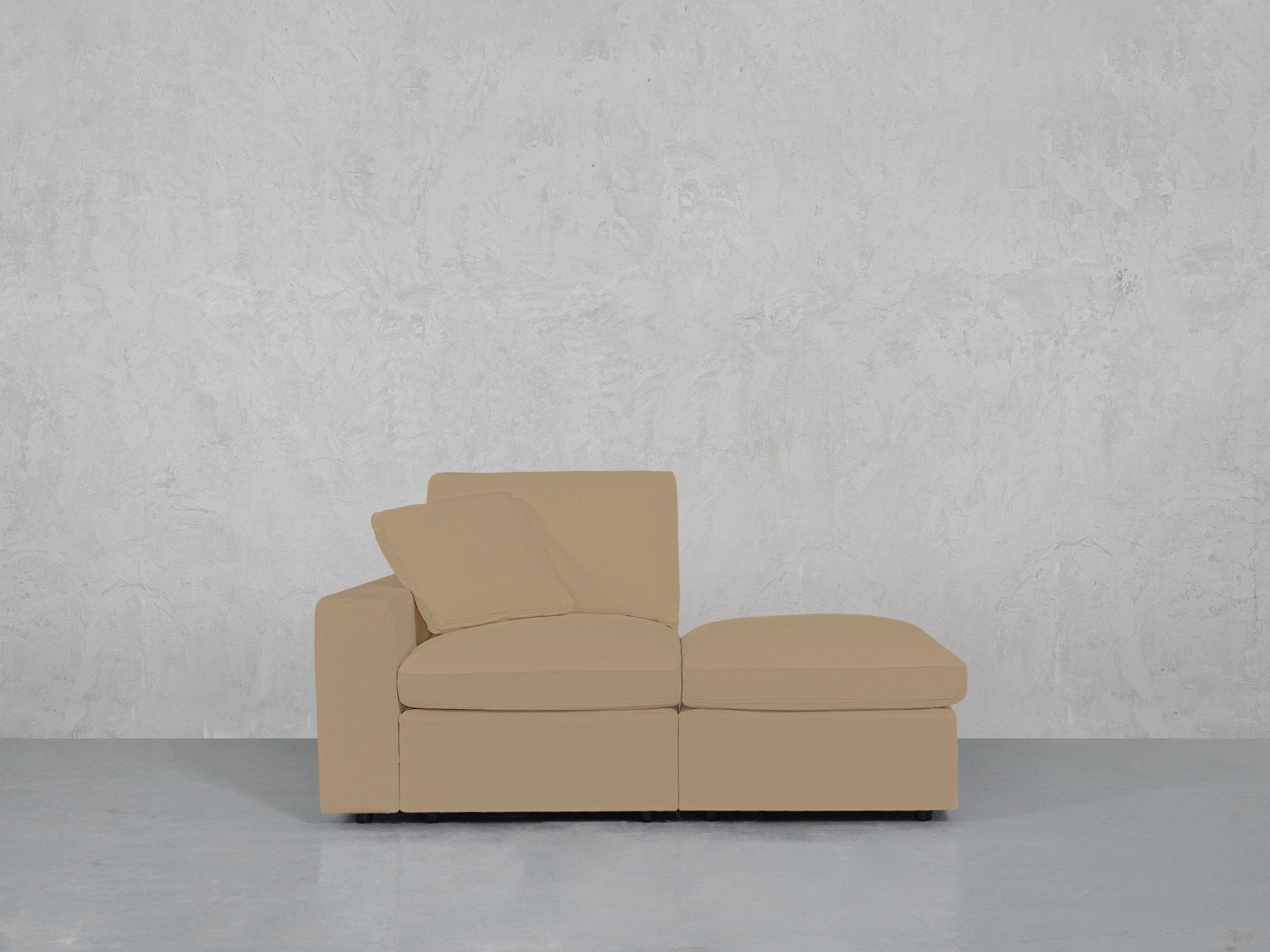 2-Seat Modular Lounger Loveseat