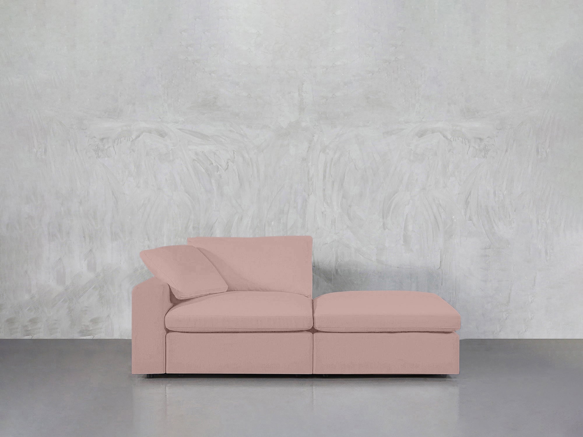 2-Seat Modular Lounger Loveseat