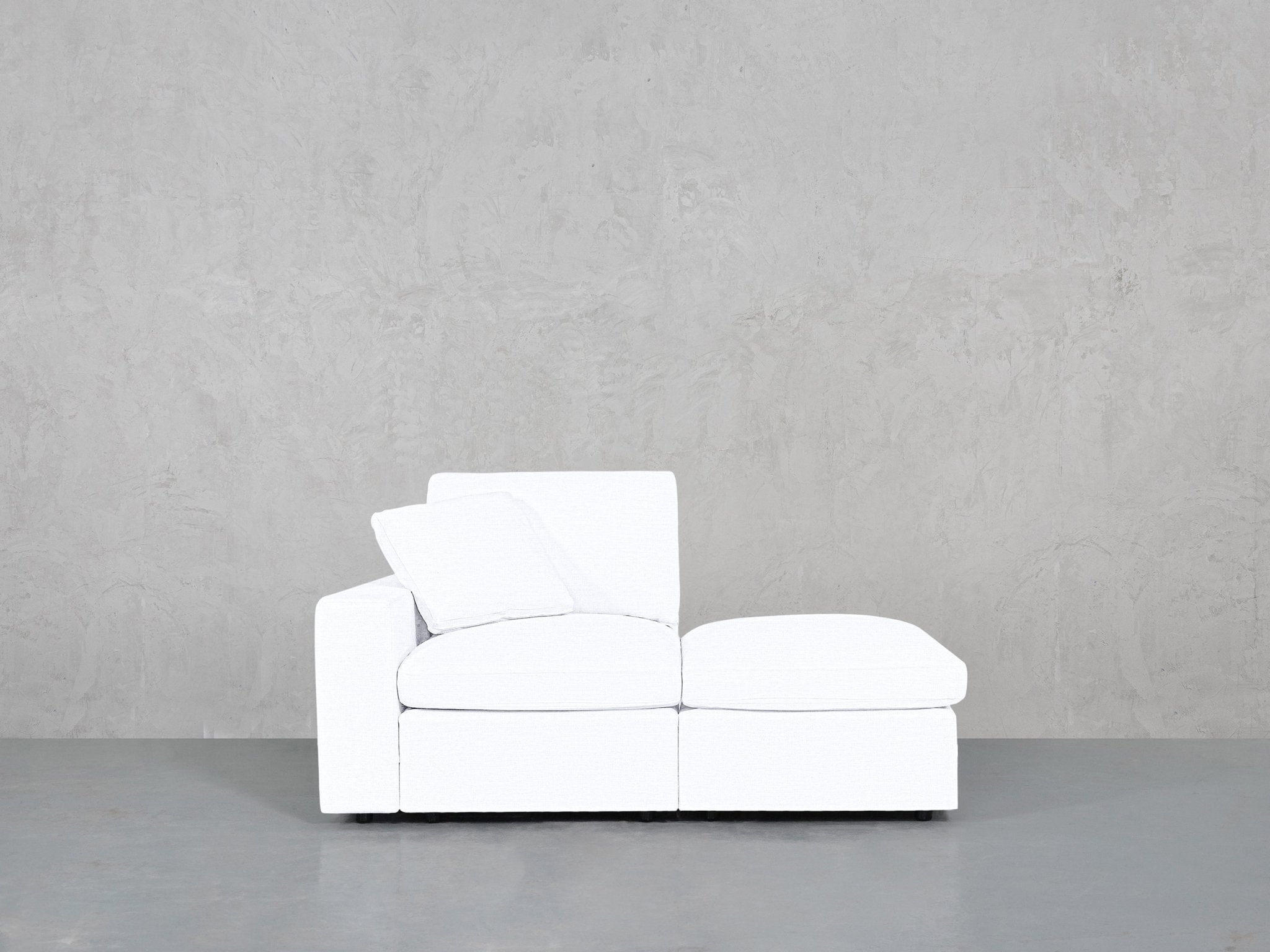 2-Seat Modular Lounger Loveseat