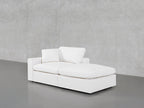 2-Seat Modular Lounger Loveseat