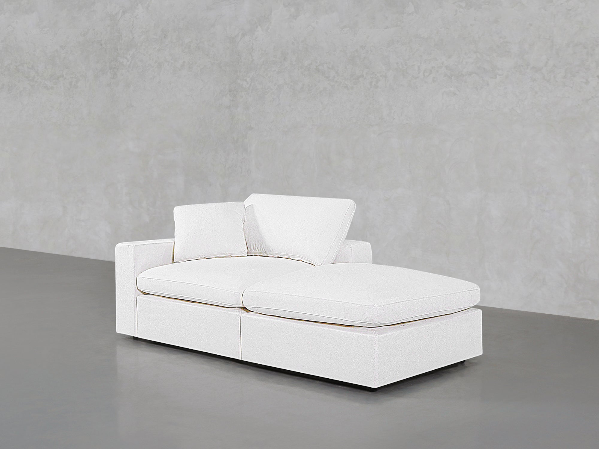2-Seat Modular Lounger Loveseat