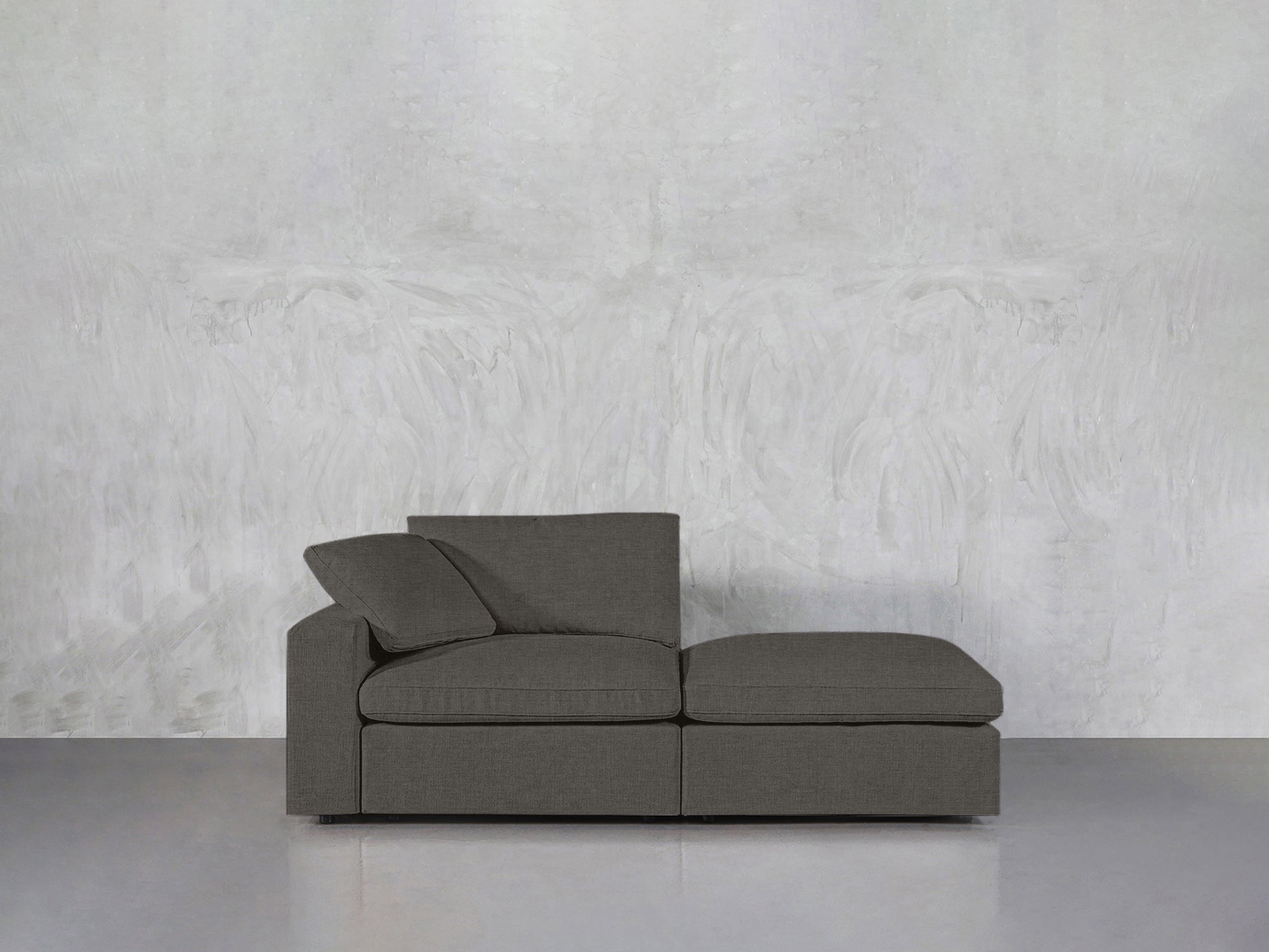2-Seat Modular Lounger Loveseat