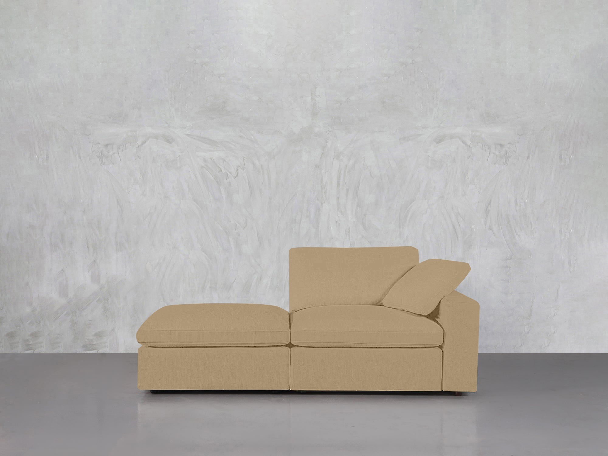 2-Seat Modular Lounger Loveseat