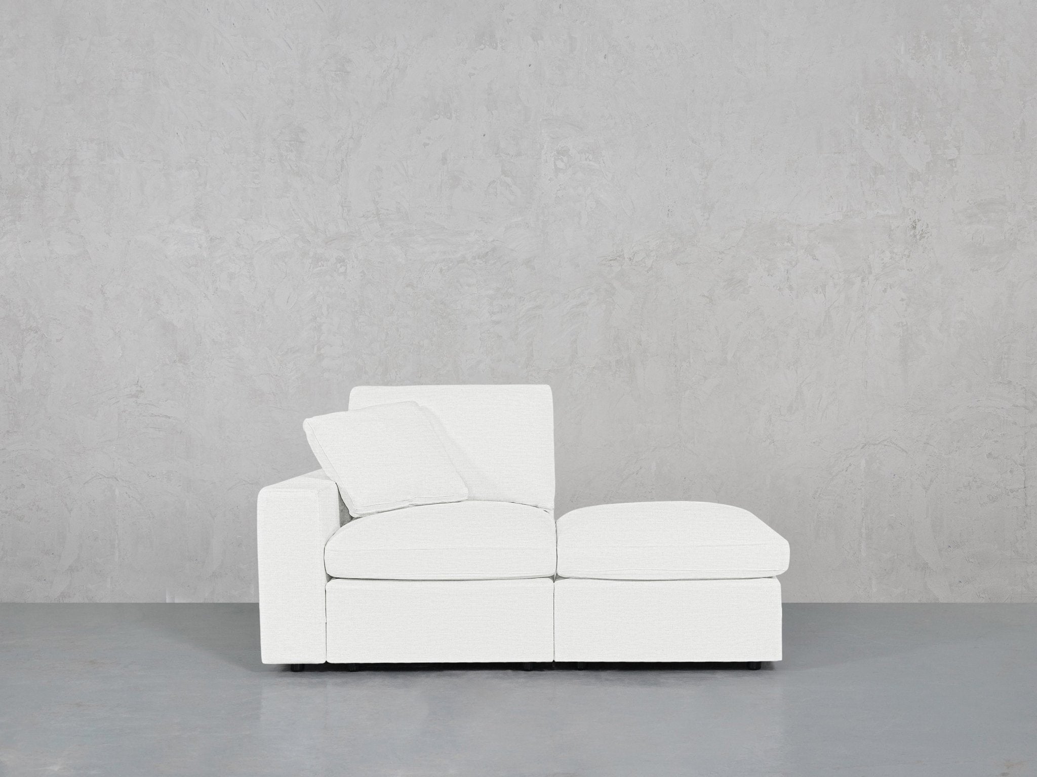 2-Seat Modular Lounger Loveseat