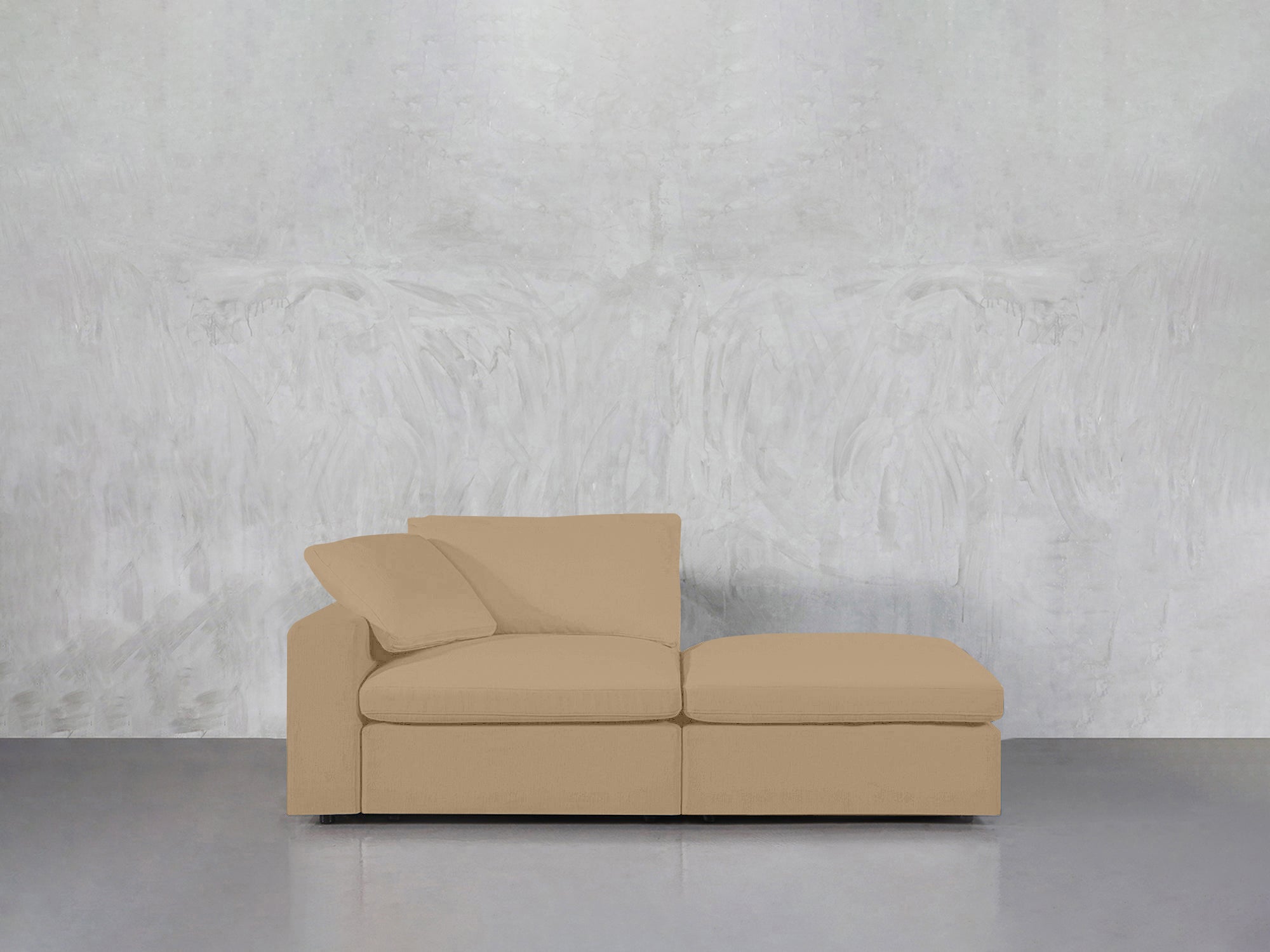2-Seat Modular Lounger Loveseat