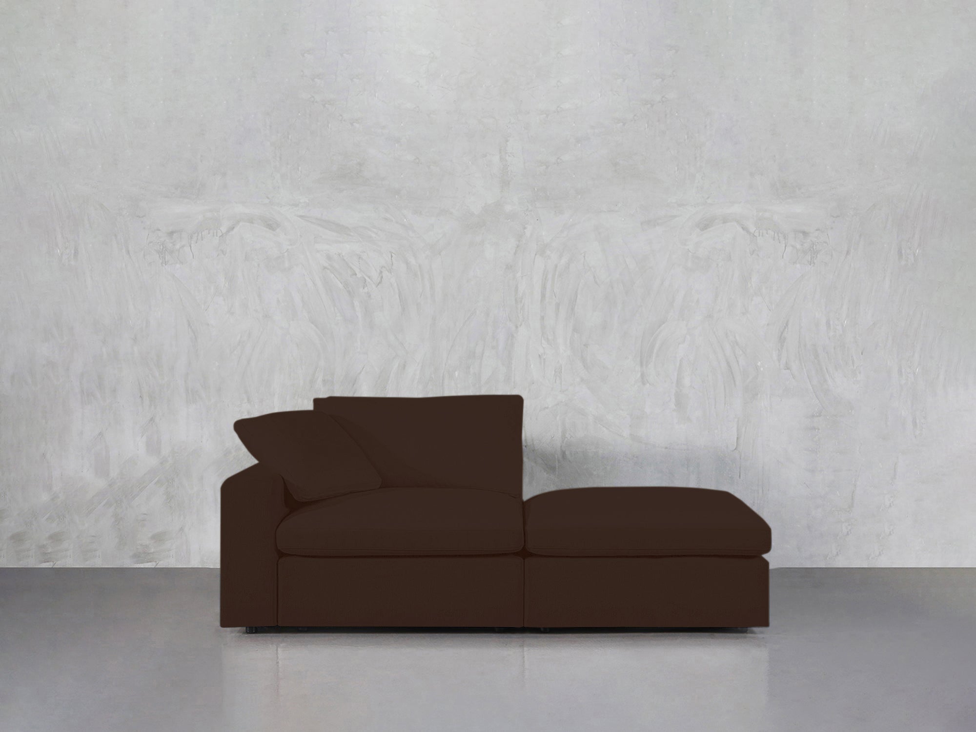 2-Seat Modular Lounger Loveseat