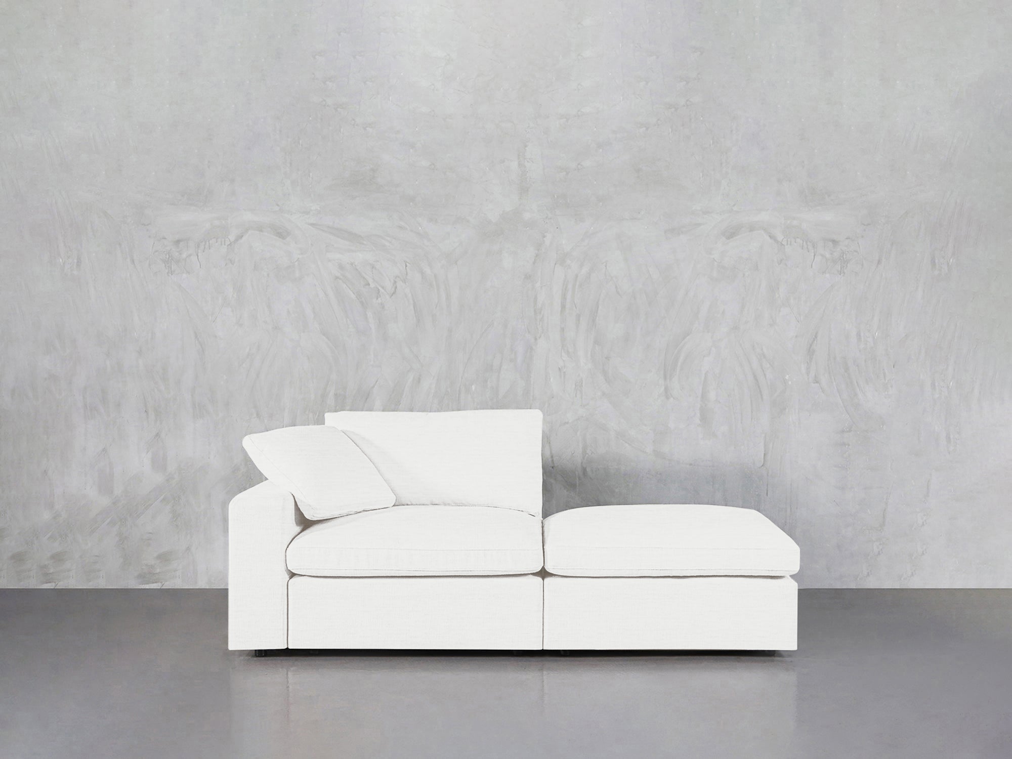 2-Seat Modular Lounger Loveseat