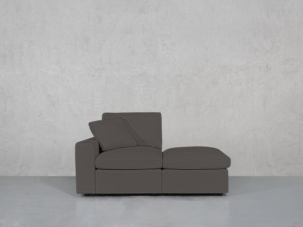 2-Seat Modular Lounger Loveseat