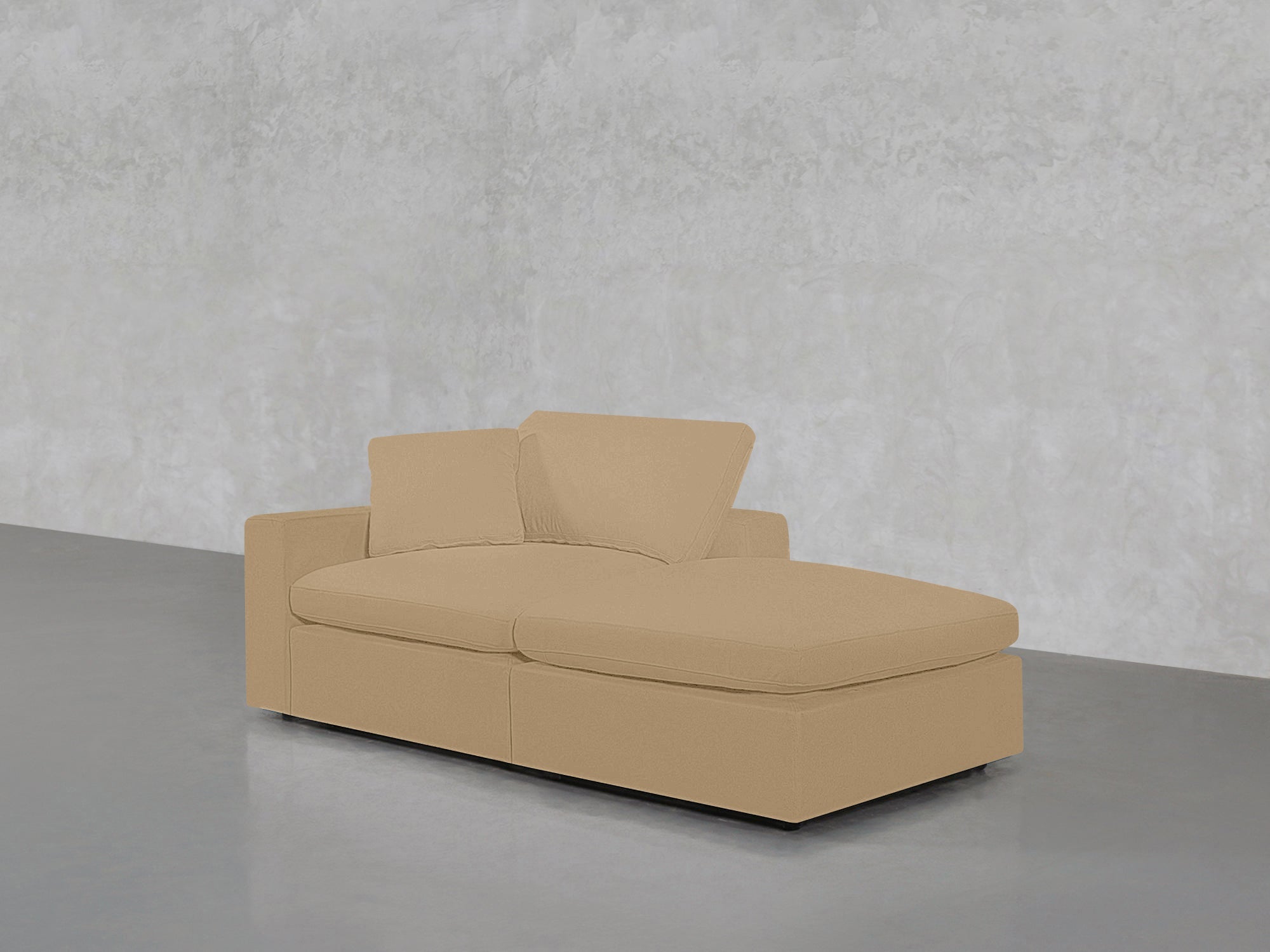 2-Seat Modular Lounger Loveseat