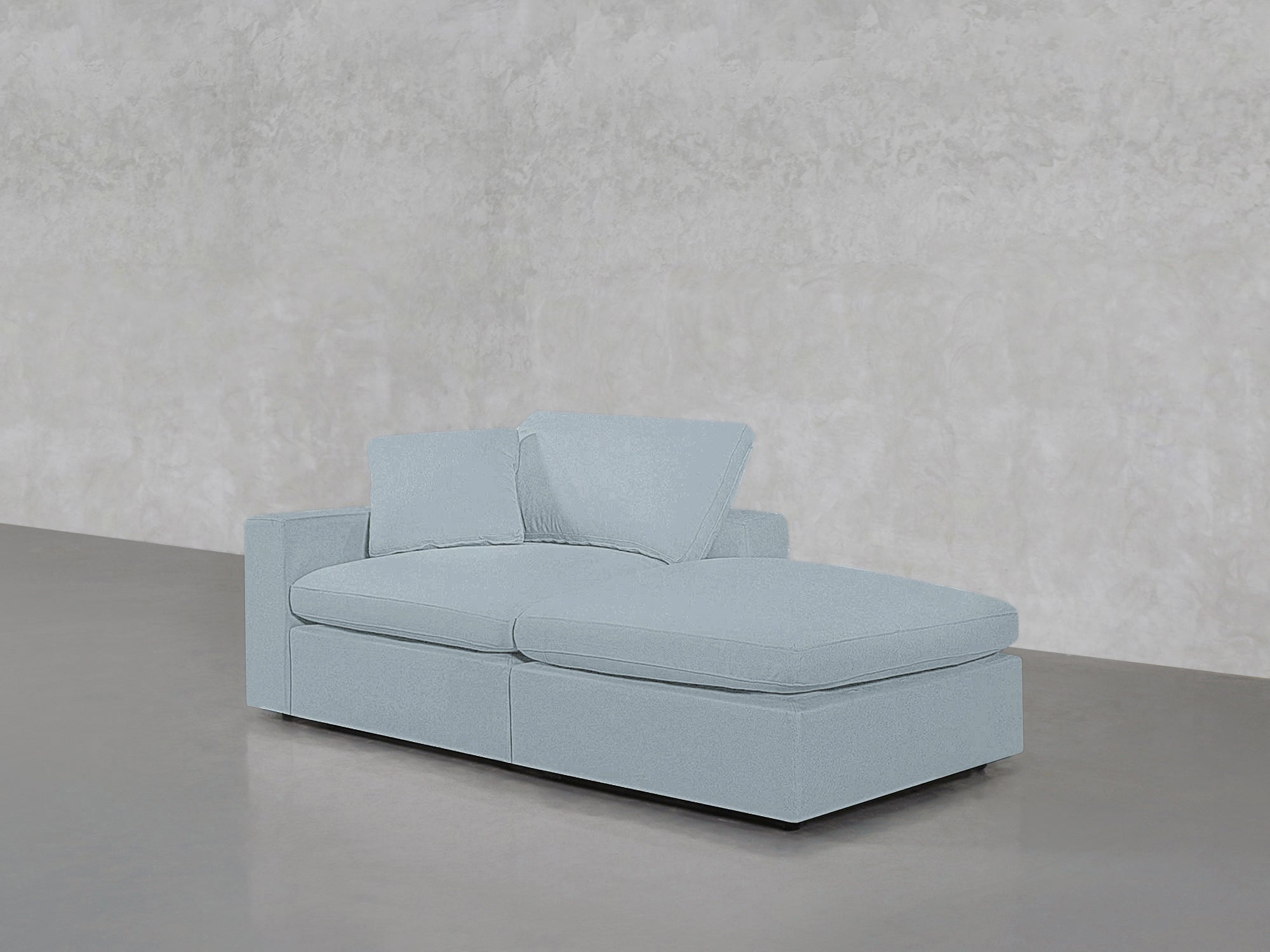 2-Seat Modular Lounger Loveseat