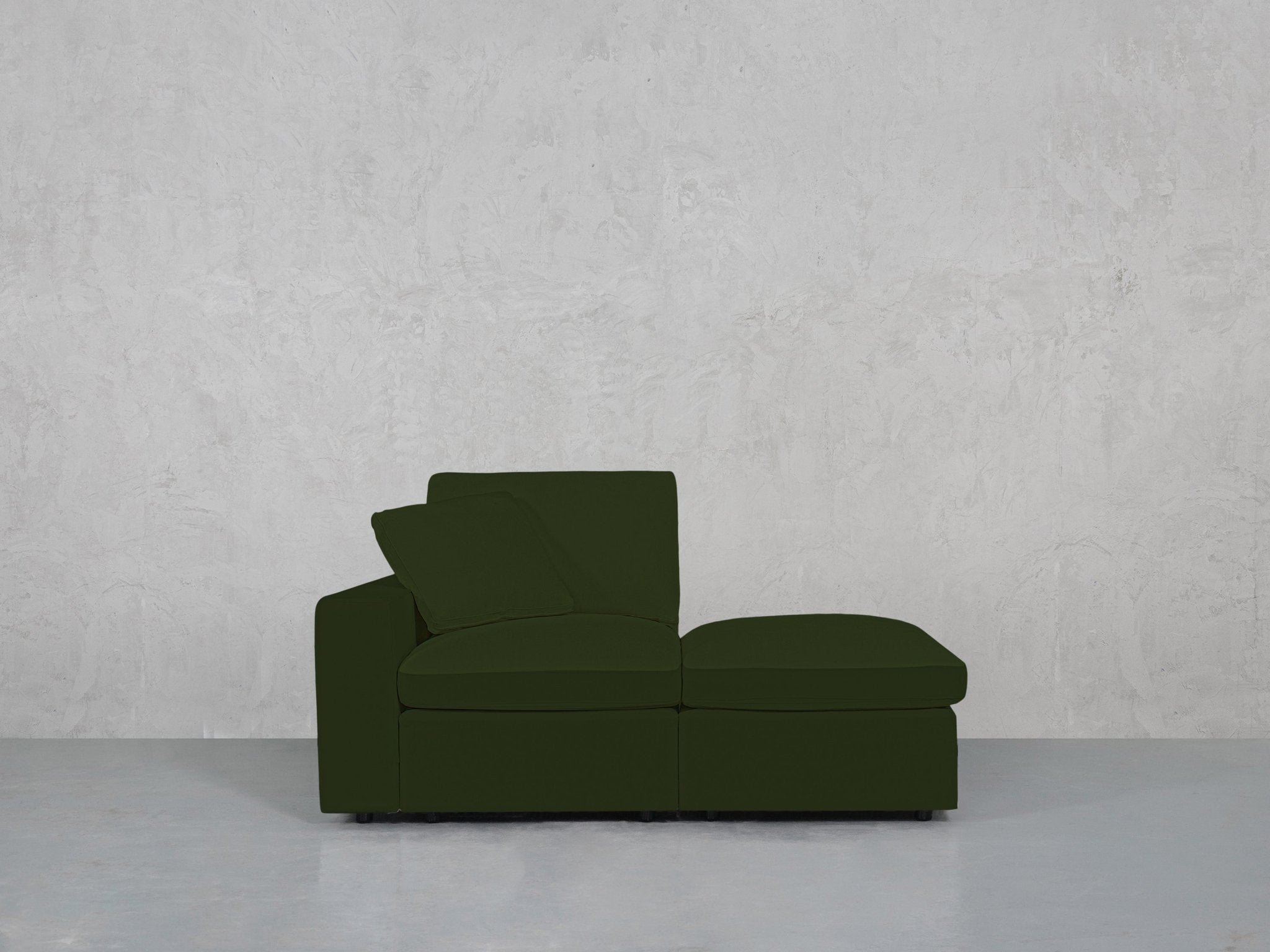 2-Seat Modular Lounger Loveseat