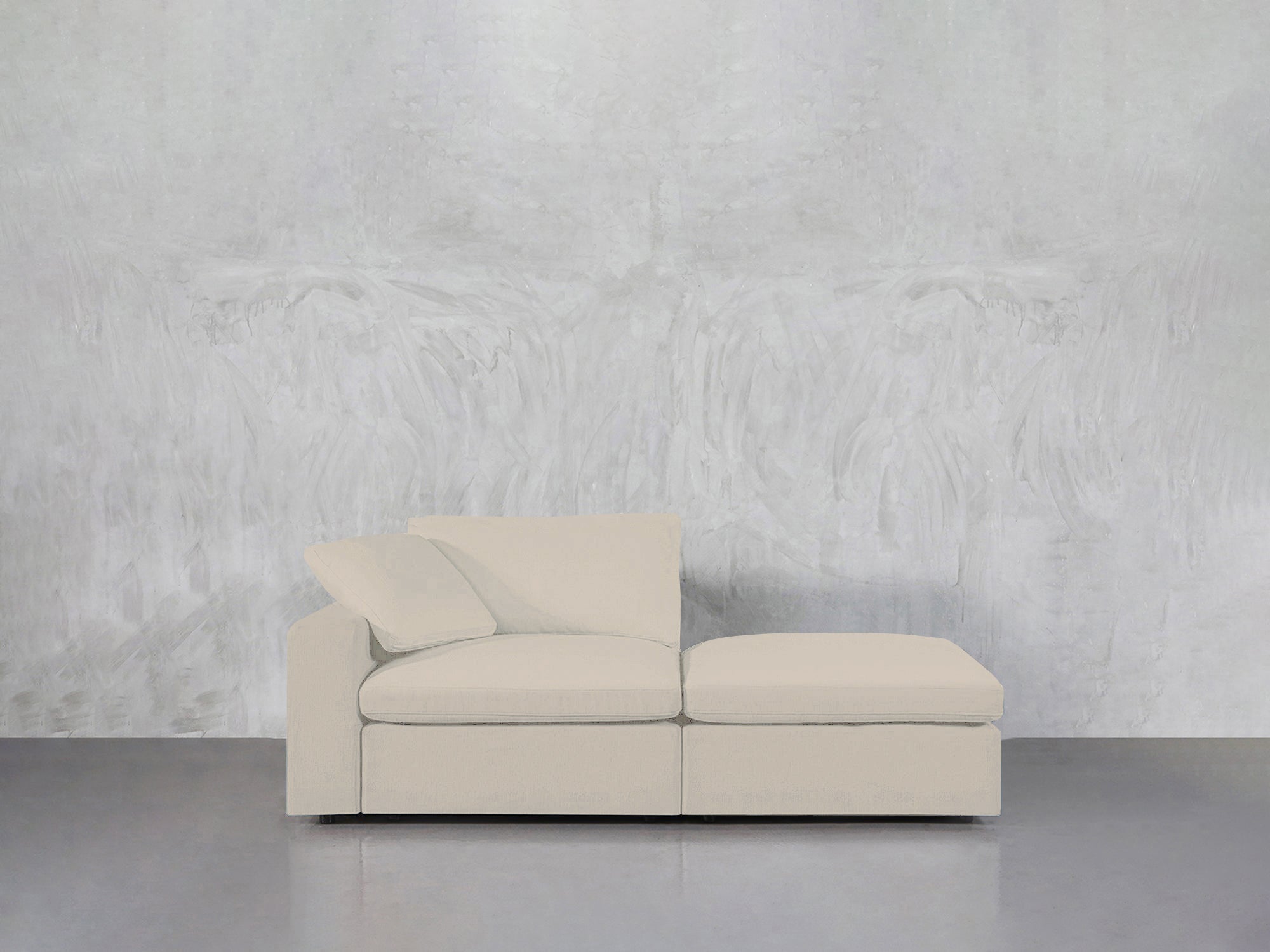 2-Seat Modular Lounger Loveseat