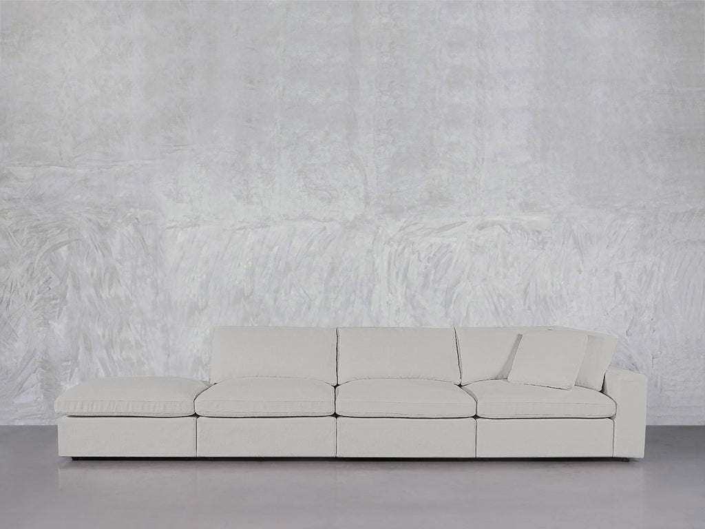 4-Seat Modular Lounger Sofa