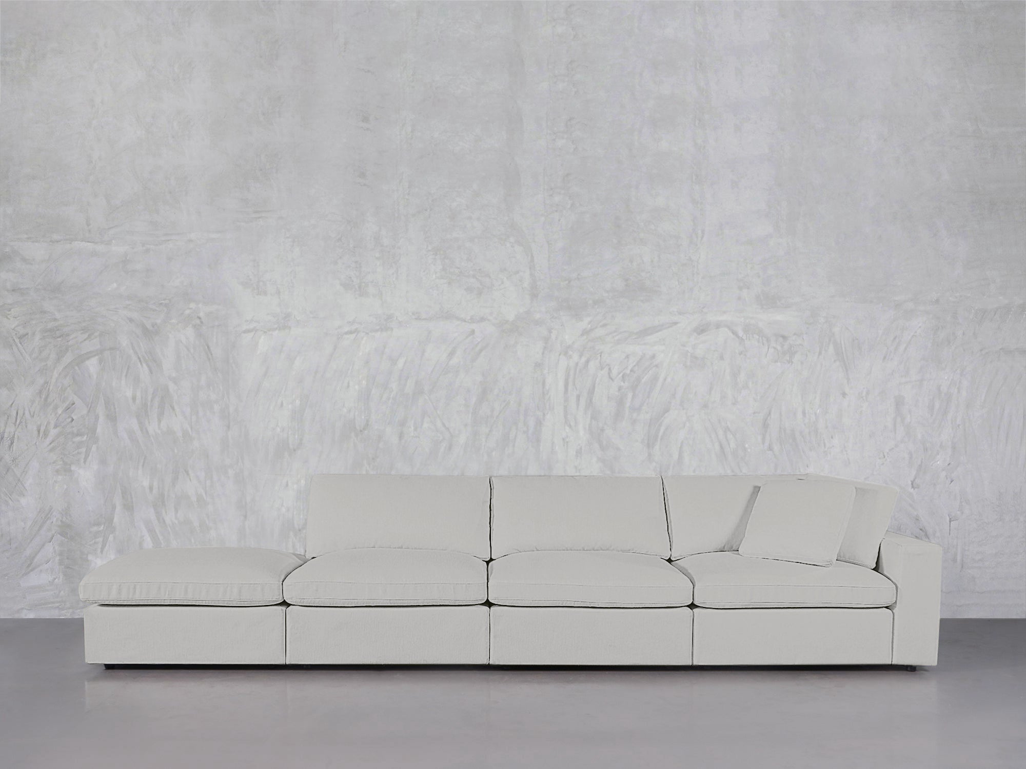 4-Seat Modular Lounger Sofa