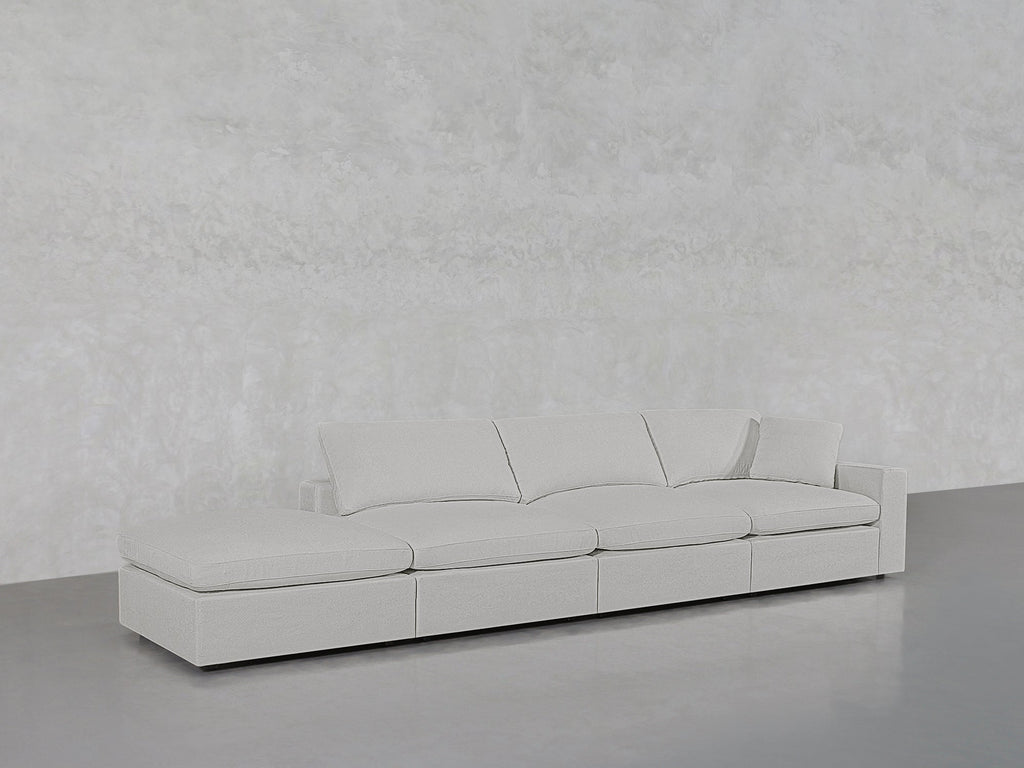 4-Seat Modular Lounger Sofa