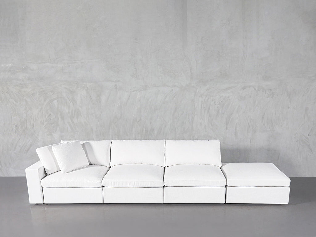 4-Seat Modular Lounger Sofa