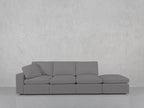 4-Seat Modular Lounger Sofa