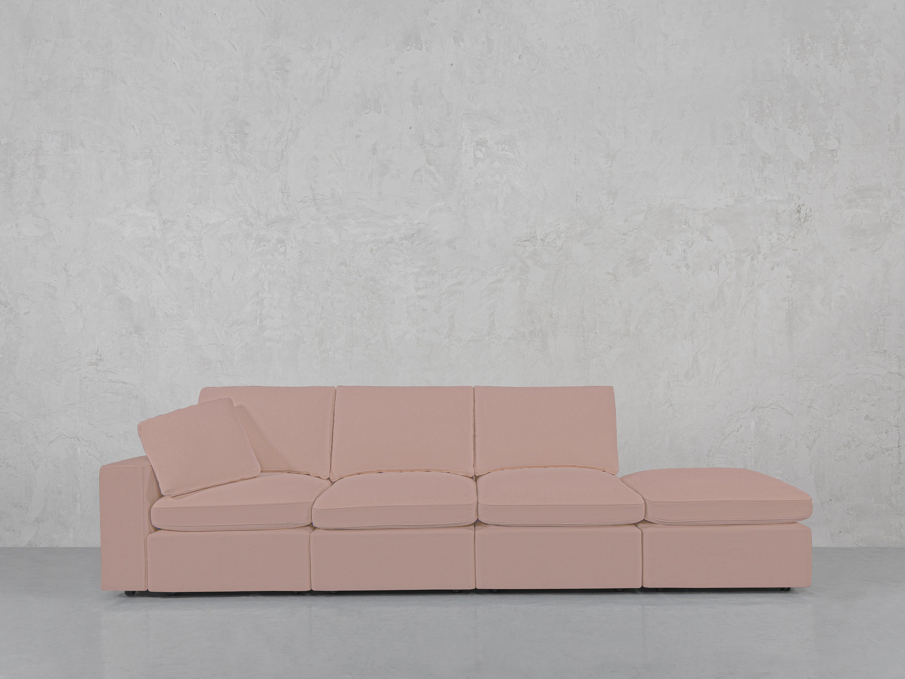 4-Seat Modular Lounger Sofa