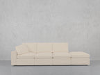 4-Seat Modular Lounger Sofa