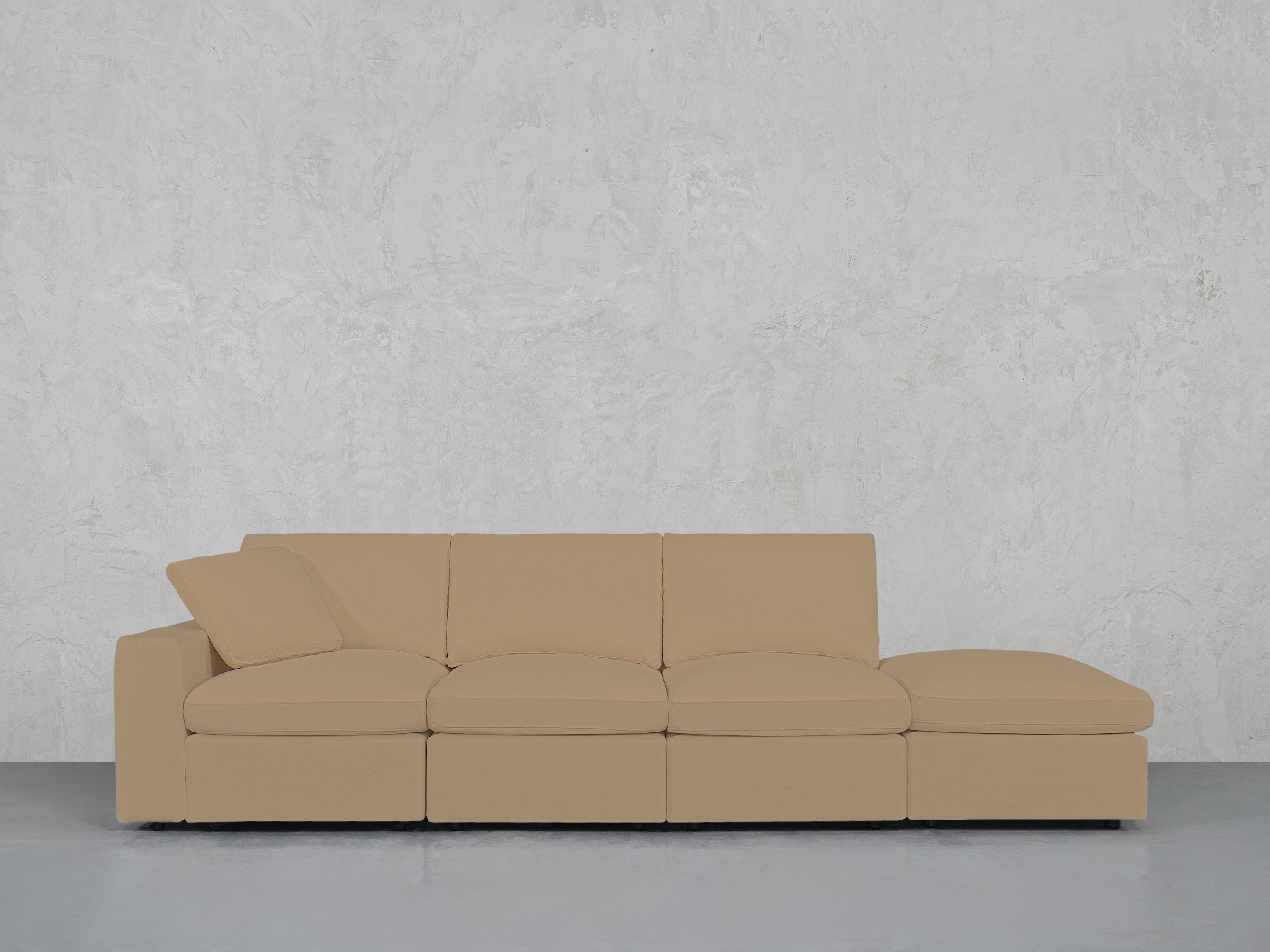 4-Seat Modular Lounger Sofa