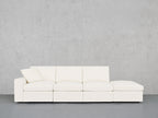 4-Seat Modular Lounger Sofa
