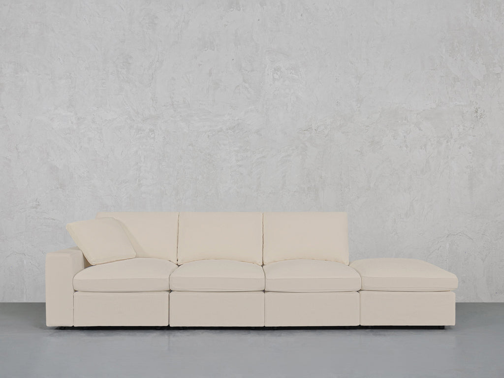 4-Seat Modular Lounger Sofa