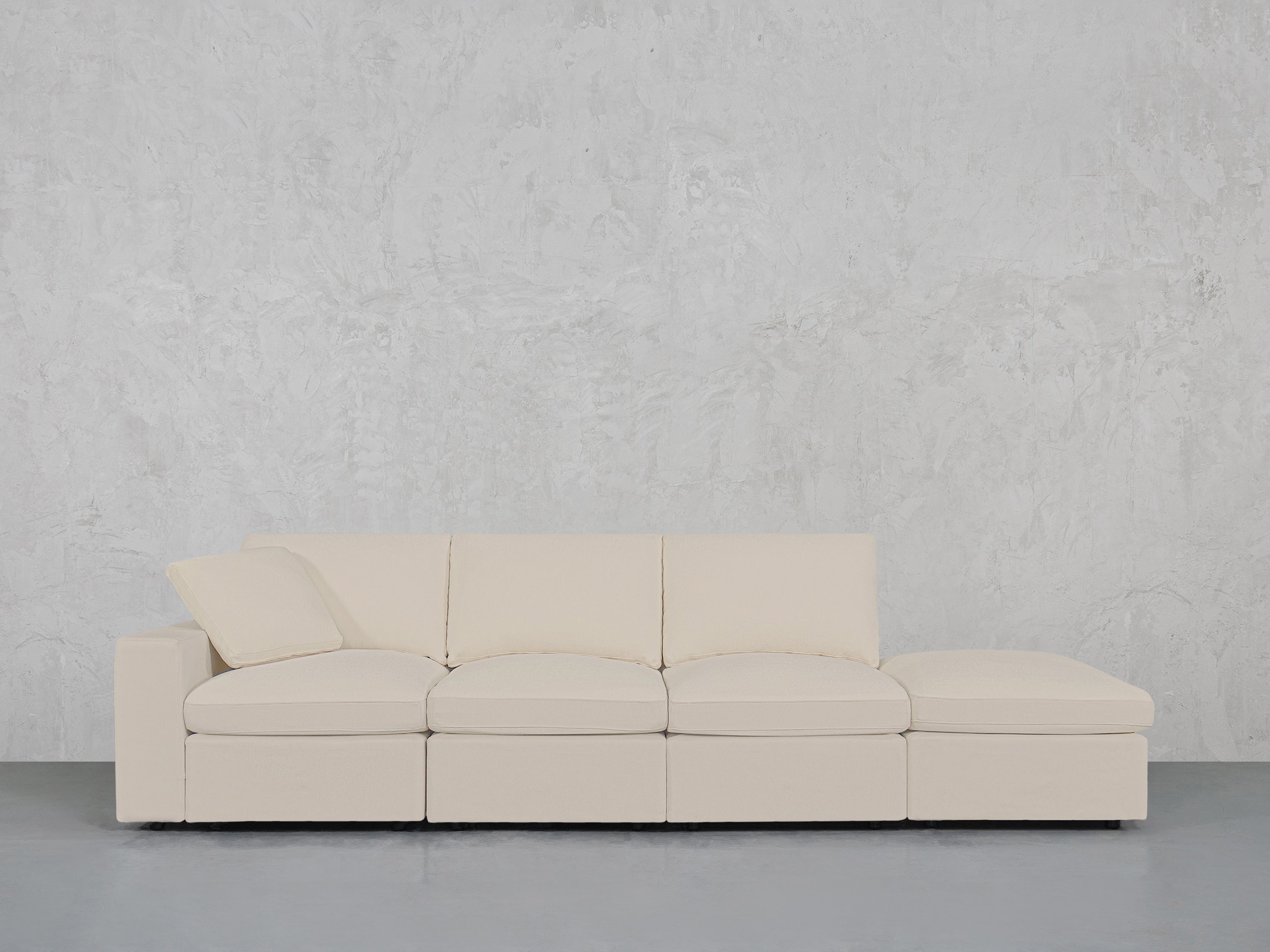 4-Seat Modular Lounger Sofa