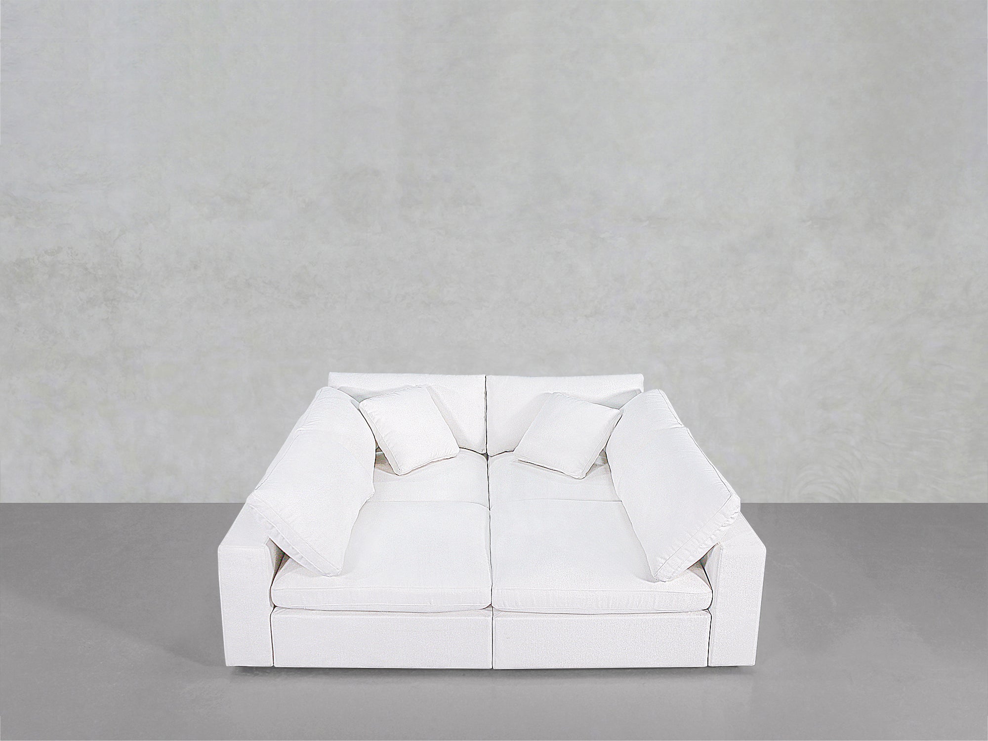 4-Seat Modular Open Corner Sectional