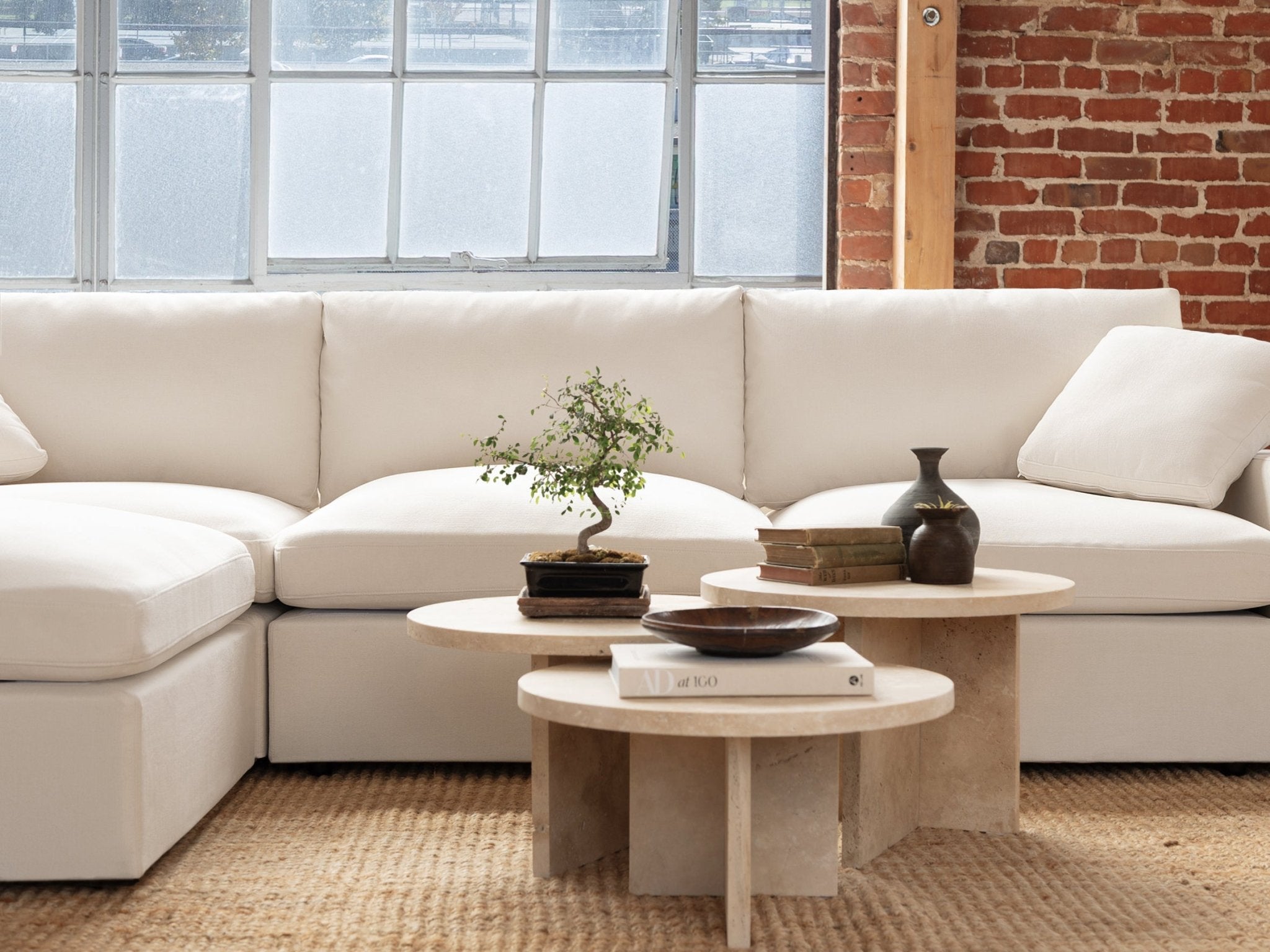 4-Seat Modular Open Corner Sectional