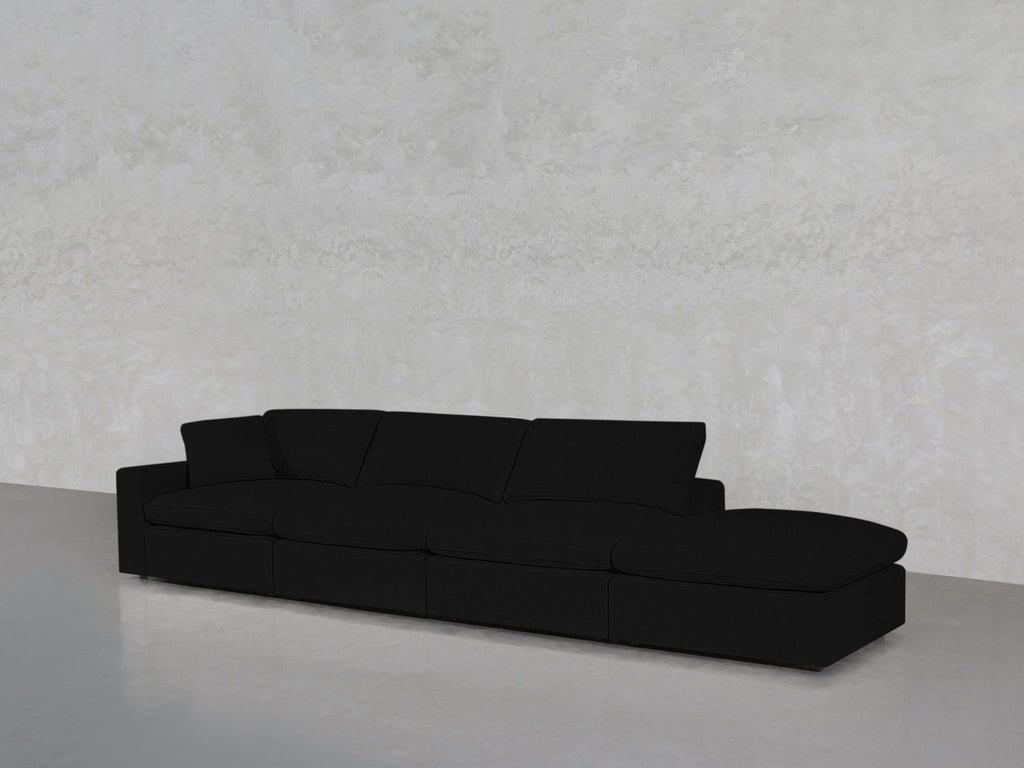 4-Seat Modular Lounger Sofa