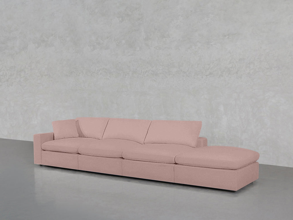 4-Seat Modular Lounger Sofa