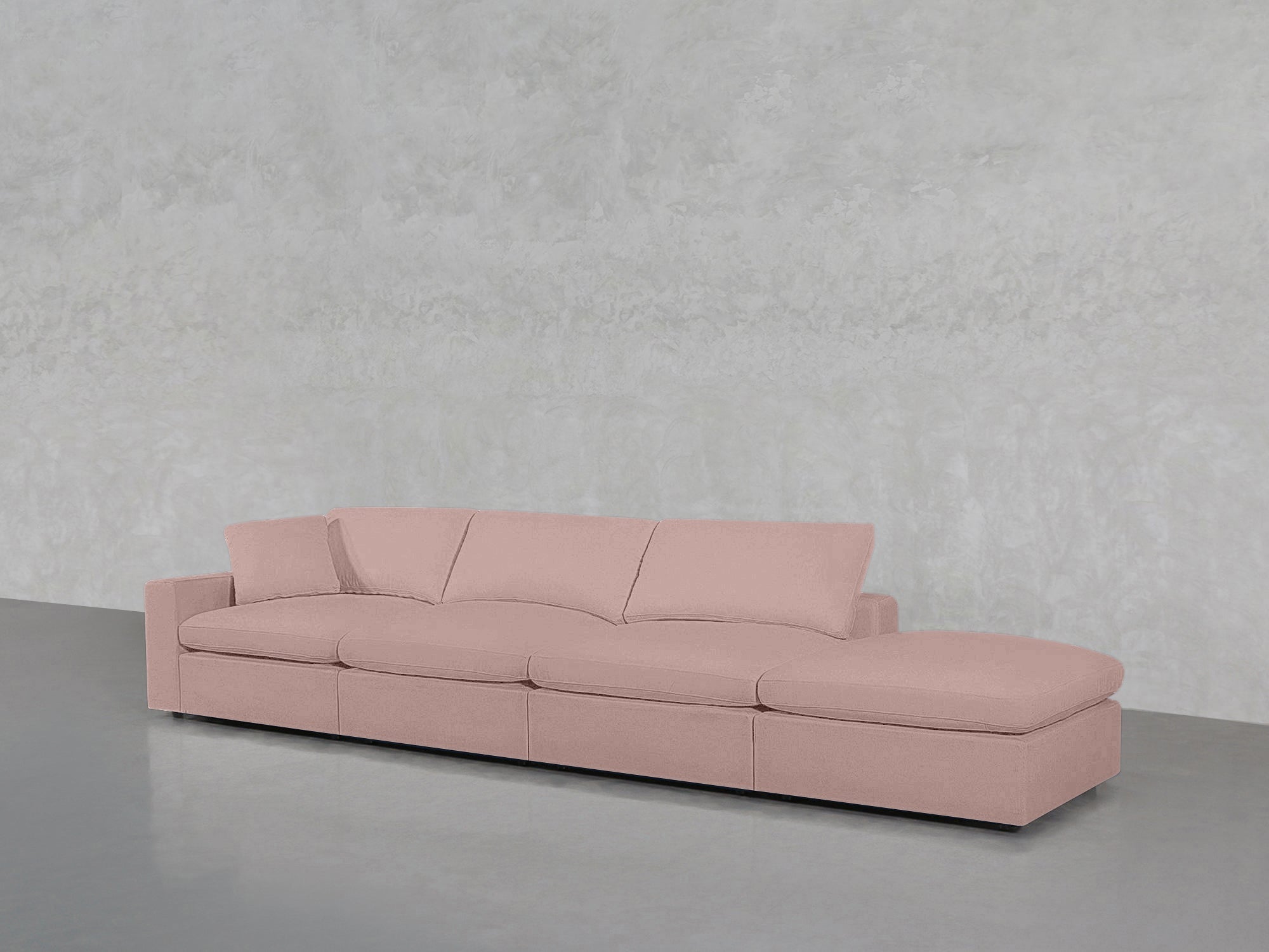 4-Seat Modular Lounger Sofa