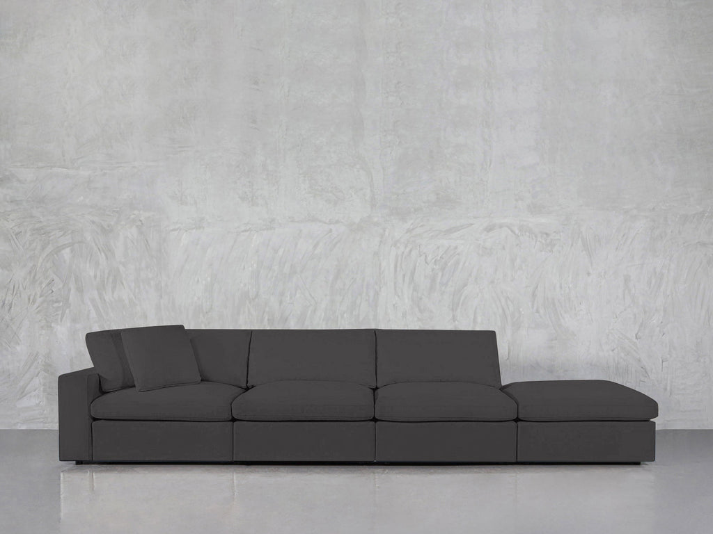 4-Seat Modular Lounger Sofa