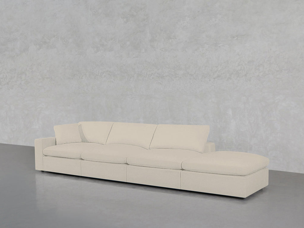 4-Seat Modular Lounger Sofa