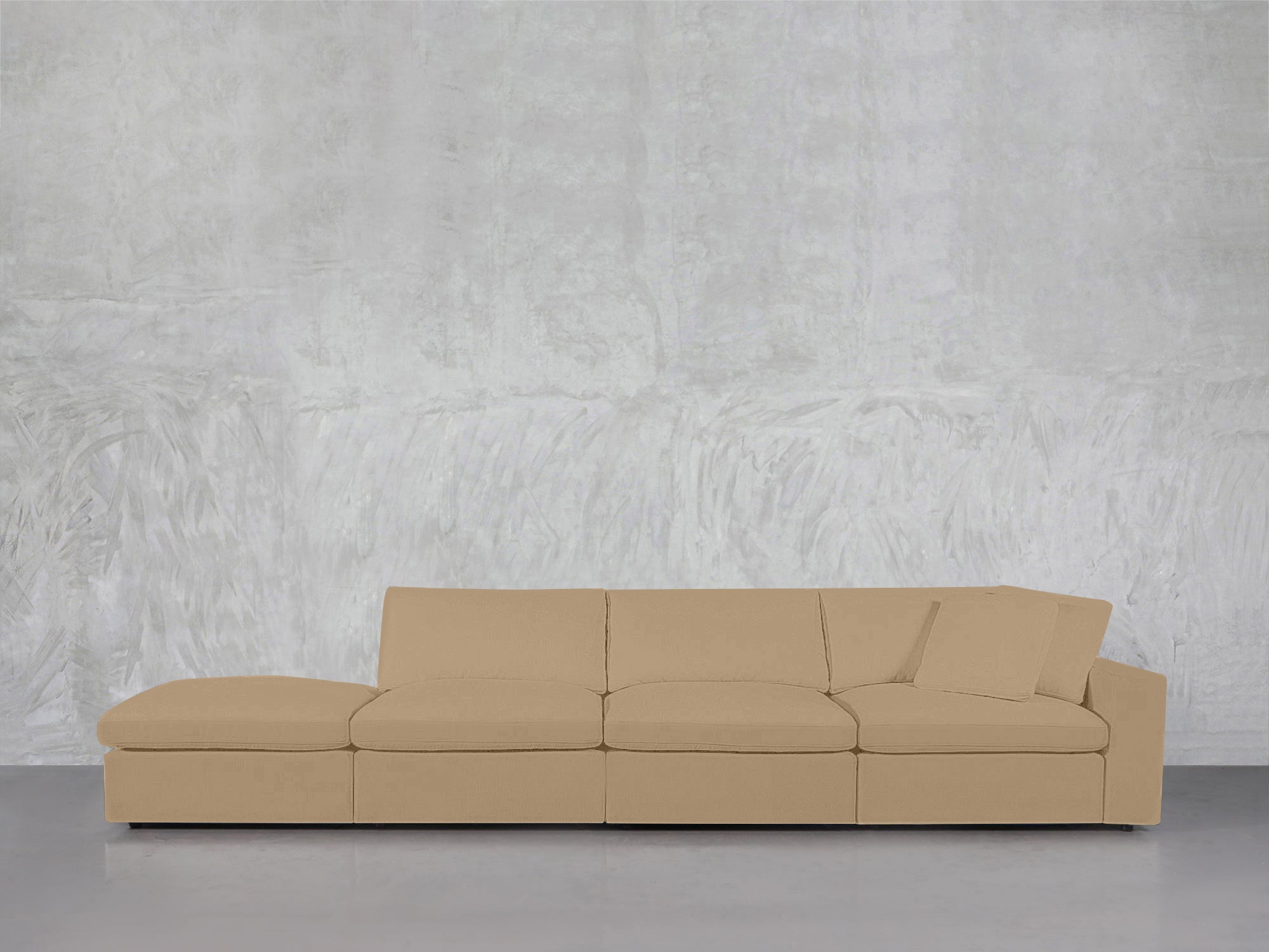 4-Seat Modular Lounger Sofa